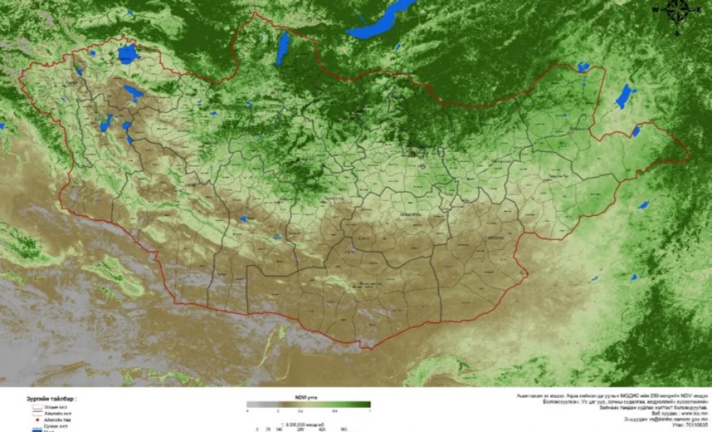 Монгол орны 2022 оны 7 дугаар сарын  цаг агаарын урьдчилсан төлөв